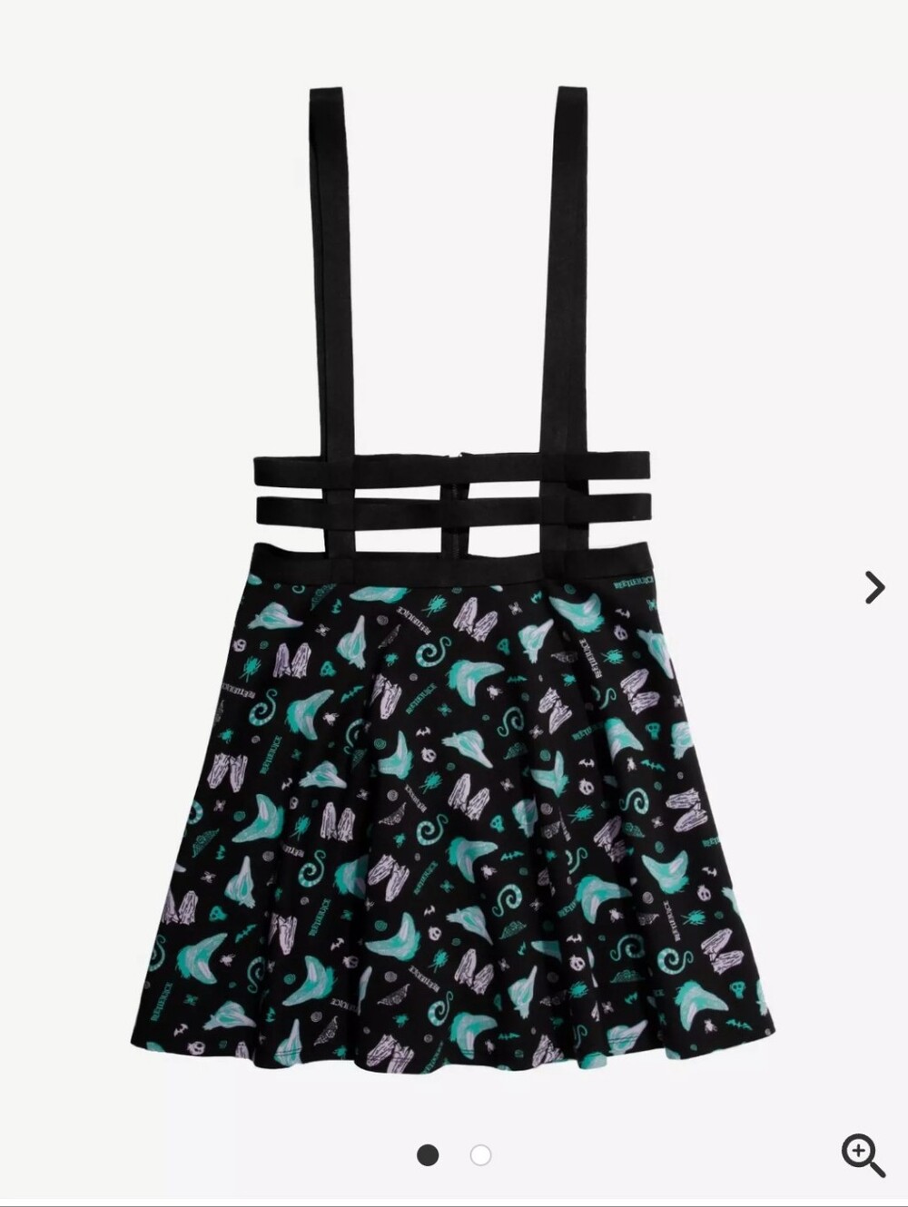 Beetlejuice Strappy Suspender Skirt